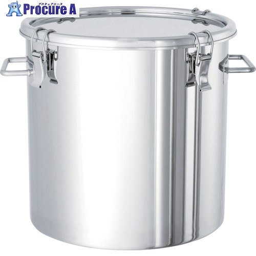 MONOVATE ステンレス鋼貯蔵タンク サニタリークリップ式密閉貯蔵タンク 36L SMA-CTH-36 1個 ■▼814-7202