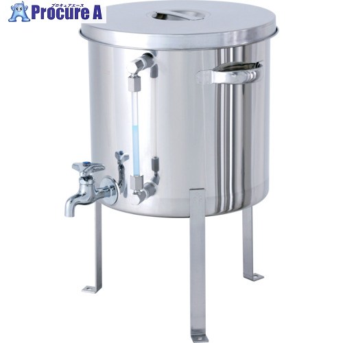 MONOVATE 気泡管水準器計・水道の栓付汎用入れもの 脚付 25L ST-W-LV-FL-33 1個 ■▼146-9709