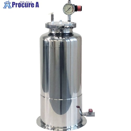 ユニコントロールズ ステンレス鋼翦断応力入れもの 10L 液面計付 TN10B-LG-TSK 1S ■▼245-6490