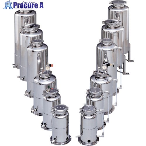 ユニコントロールズ ステンレス鋼翦断応力入れもの 20L 液面計付 TN20B-LG-316L 1台 ■▼246-4090