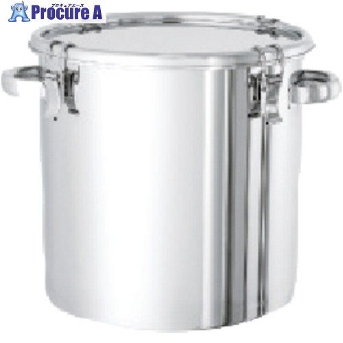 MONOVATE ステンレス鋼貯蔵タンク テーパー付つかみ取るゼムクリップ式密閉貯蔵タンク(フタ付)65L TP-CTH-43 1個 ▼509-5972