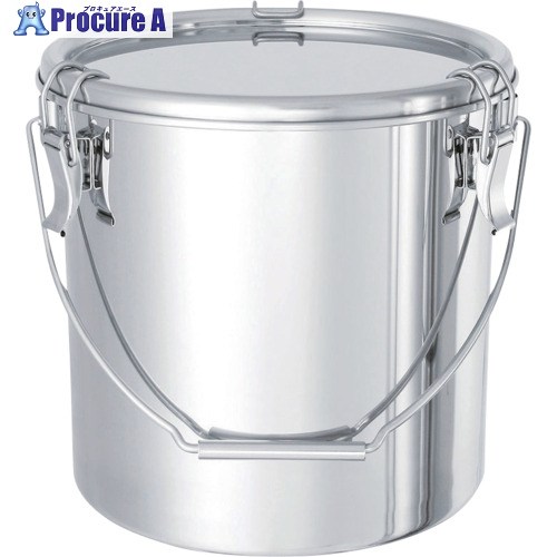 MONOVATE ステンレスタンク テーパー付吊下げ密閉タンク(フタ付) 10L TP-CTB-24 1個 ▼509-6006 ｜プロキュアエース