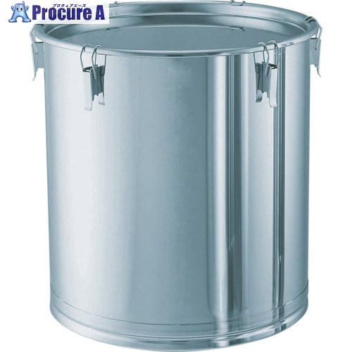 MONOVATE ステンレス鋼貯蔵タンク テーパー付聞き付けるゼムクリップ式密閉貯蔵タンク(フタ付)150L TP-CTH-565 1個 ■▼509-6341