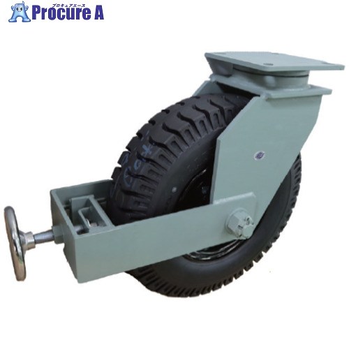 ヨドノ 引っ張ること用特殊タイア自在車 ストッパー付 UCTRJ4.00-8ST 1個 ■▼601-1382 【貨物輸送都度積もり書き】