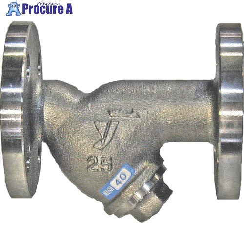 YOSHITAKE ステンレス鋼製Y形ストレーナ(80メ) 65A SY-8-80M-65A 1台 ■▼802-1300