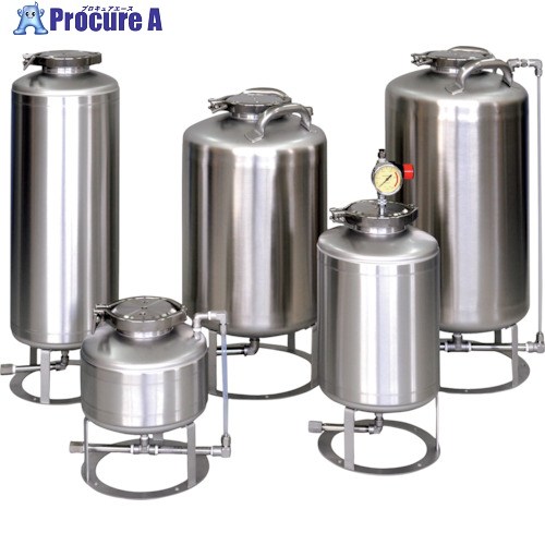 ユニコントロールズ 液面計付ステンレス鋼加圧容器 静電容量10L TMC10-LG 1台 ■▼809-4342