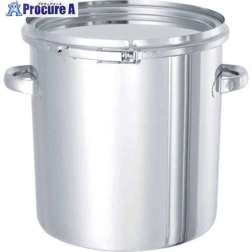 MONOVATE ステンレス鋼貯蔵タンク テーパー付生き肝ダンス楽隊式密閉貯蔵タンク(フタ付) 100L TP-CTL-47H 1個 ■▼814-6987