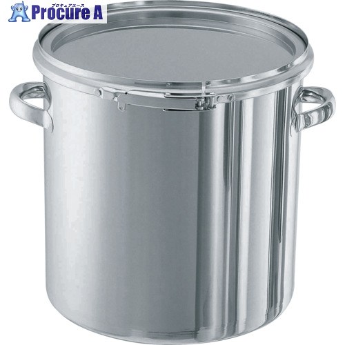 MONOVATE ステンレス鋼貯蔵タンク テーパー付生き肝ダンス楽隊式密閉貯蔵タンク(フタ付) 150L TP-CTL565 1個 ■▼814-6988