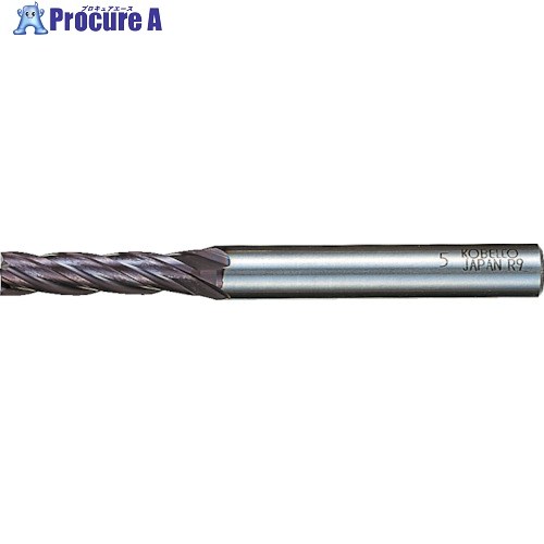 三菱K 4枚刃ミラクル 超硬スクエアエンドミルミディアム刃長(M)9.5mm VC4JCD0950 1本 ▼110-7704 ●SI517|プロキュアエース