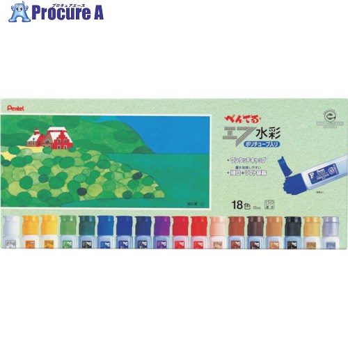 PENTEL えの具 Fポリチューブワンタッチ 1-18 WFC1-18 5個 ■▼248-1702 【貨物輸送都度積もり書き】