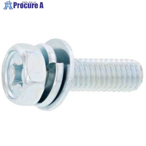 SUNCO 組込みねじ (＋)アプセットP＝3(金管楽器・Ni) M6×15(300本入) 10-01-0103-0060-0150-05 1箱 ■▼261-0155 【貨物輸送都度積もり書き】