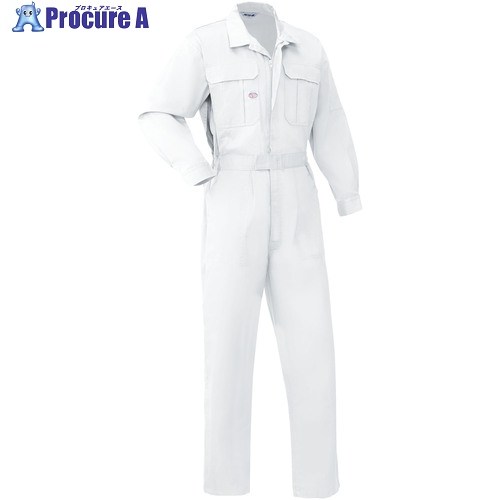 AUTO-BI SS(春夏)モデル つなぎ服1160-009ホワイト-3L 1160-009-3L 1着 ■▼136-8056 【送料都度見積】