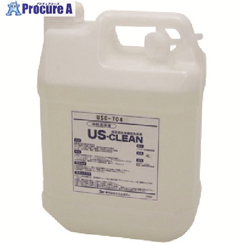 TGK 水系洗い濯ぎ剤 US-CLEAN 4L 111-52-19-22 1個 ■▼191-1352 【貨物輸送都度積もり書き】