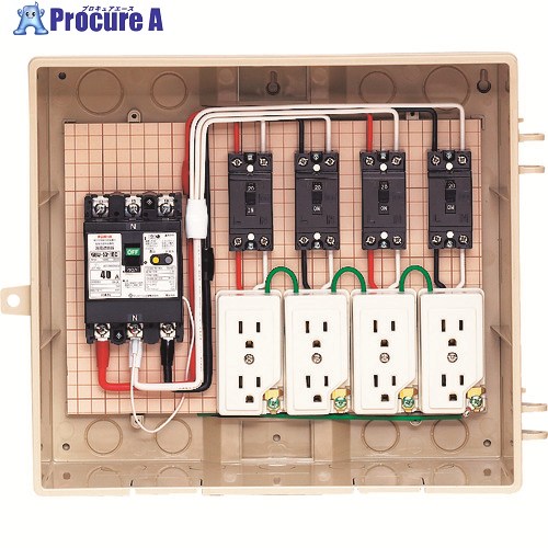 未来 屋外電力用仮設ボックス 13-4C4 1個 ■▼204-9351 【送料都度見積】