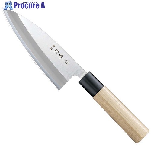 EBM 刀秀作 モリブデンバナジウム鋼 出刃(左用)FC-370 15cm 1239570 1本 ■▼466-1226 【送料都度見積】