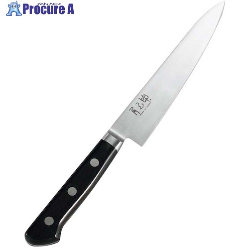 EBM 角三郎 ハイカーボン10A ツバ付パッカー柄 ペティ 15cm 1251970 1本 ■▼468-2721 【送料都度見積】|プロキュアエース