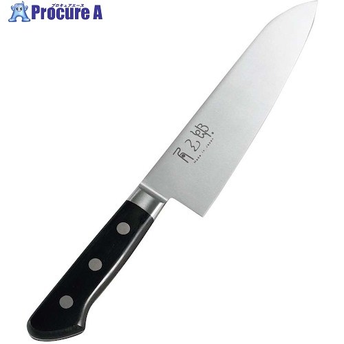 EBM 角三郎 ハイカーボン10A ツバ付パッカー柄 三徳 18cm 1251980 1本 ■▼468-3470 【送料都度見積】|プロキュアエース