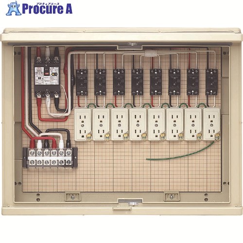 未来 屋外電力用仮設ボックス 17A-8C6TW 1個 ■▼204-9310 【送料都度見積】
