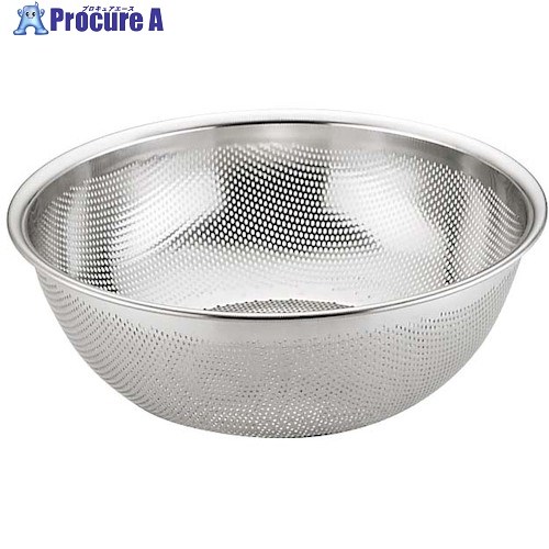 EBM UK 18-8 HACCP パンチング浅型ざる 37.5珊 1559940 1個 ■▼501-9895 【貨物輸送都度積もり書き】