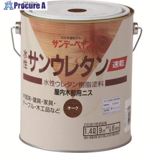 サンデー絵の具 速乾水溶性サンウレタン とうめい無光沢 1400M 21Q03 1個 ■▼201-6170 【貨物輸送都度積もり書き】