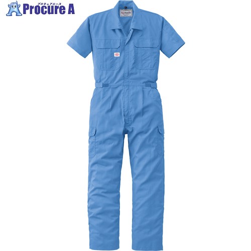 AUTO-BI SS(春夏)モデル 半袖つなぎ服2301-004スカイブルー-S 2301-004-S 1着 ■▼136-8533 【送料都度見積】|プロキュアエース