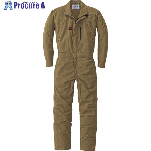 AUTO-BI 通年モデル ストレッチつなぎ服23040-011-カーキ-Mサイズ 23040-011-M 1着 ■▼650-3532 【送料都度見積】｜プロキュアエース