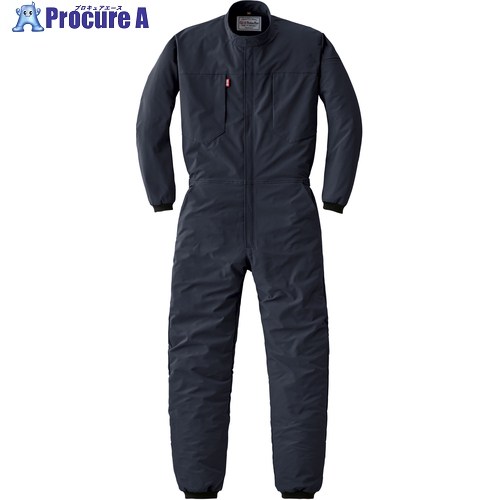 AUTO-BI 通年モデル つなぎ服24040-006ブラック 4Lサイズ 24040-006-4L 1着 ■▼680-2758 【送料都度見積】