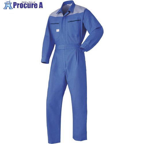AUTO-BI 通年モデル つなぎ服3500-004スカイブルー-3L 3500-004-3L 1着 ■▼136-8915 【送料都度見積】｜プロキュアエース