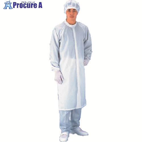 TGK クリーンコート PP4361-L 白 285-25-05-34 1着 ■▼191-0162 【送料都度見積】｜プロキュアエース