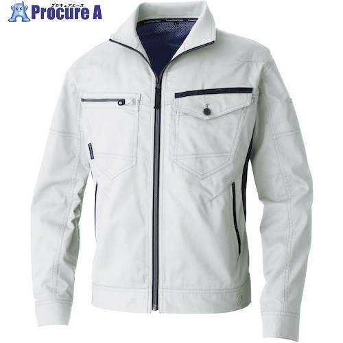 SOWA 3048-00 長袖ブルゾン シルバーグレー 4L 3048-00-22-4L 1着 ■▼530-3536 【送料都度見積】
