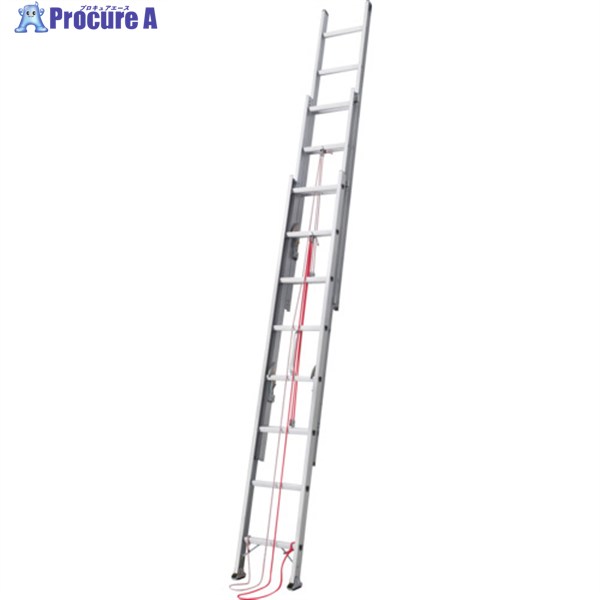 ハセガワ アルミ3連はしご HE3型 5.85m(10625) HE3-59A 1台 ◇▼698-9305 ※車上渡し|プロキュアエース