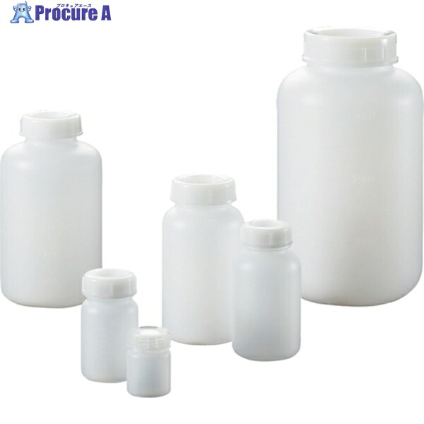 サンプラ PE広口瓶 5L (15本入) 02089C 1箱 ◇▼816-2603