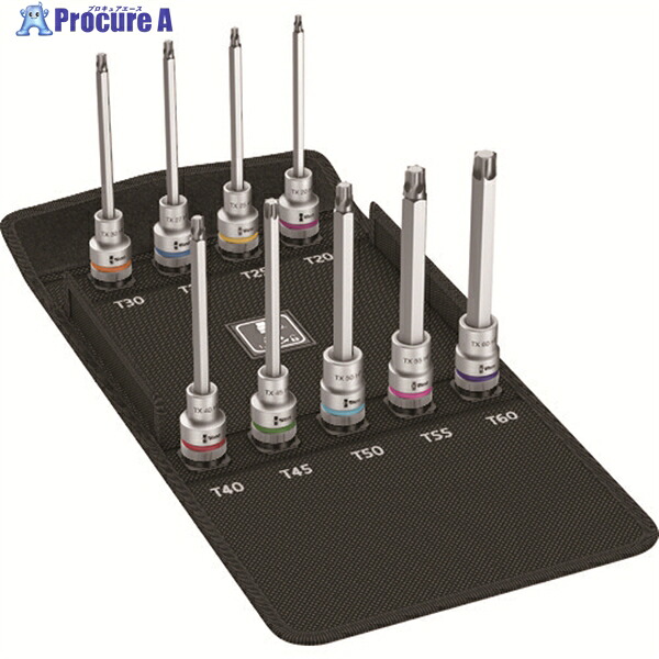 Wera 【売切廃番】8767 C HF 1/2 トルクス9点セット 004212 1S ▼856-2082
