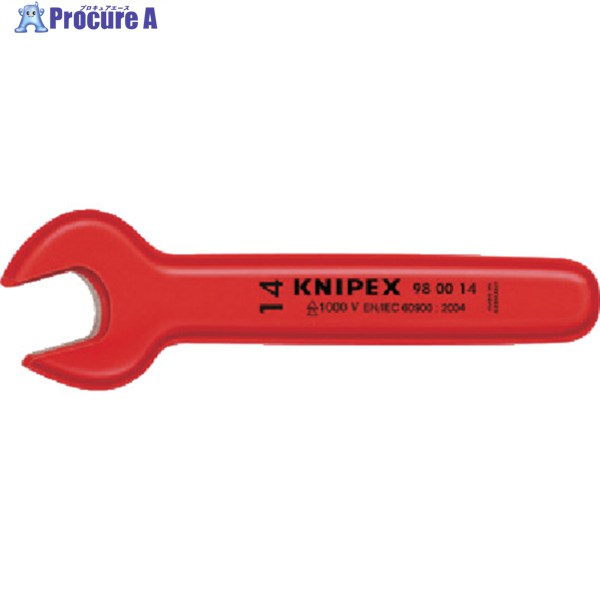 KNIPEX 9800-27 絶縁スパナ 1000V 9800-27 1丁 ▼835-6498