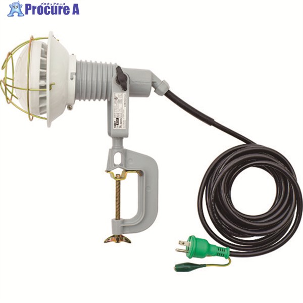 NICHIDO エコビックLED投光器20W 昼白色 E付 5M AFL-E2005J 1台 ▼195-5027