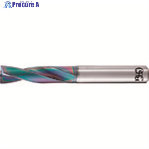 OSG 油穴付き超硬フラットドリル ADFO-3D 刃径7.2mm 溝長34mm シャンク径8mm 3334357 ADFO-3D 7.2 (3334357) 1本 ▼200-5728 ●YA513