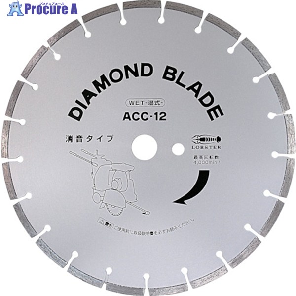 エビ 金剛石土木用金モール(湿式) 255粍 ACC10 1枚 ▼372-0012  ●YA513