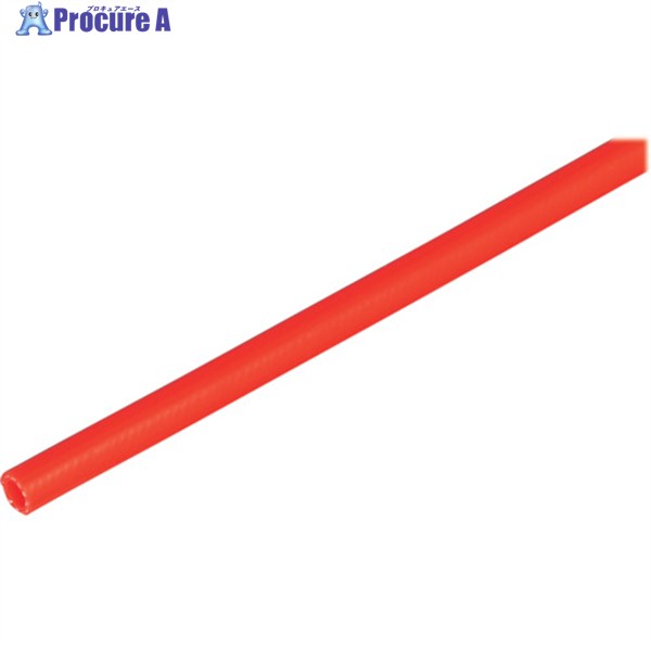 潤工社 ポリウレタンエアーホース AH 12X8mm 100m 橙 AH-12-O-100 1巻 ▼383-6736