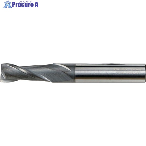 TRUSCO 超硬スクエアエンドミル(2枚刃・2.5D・小ざかしい端っこ)20.0 AC40-TPER2200 1本 ▼392-0884