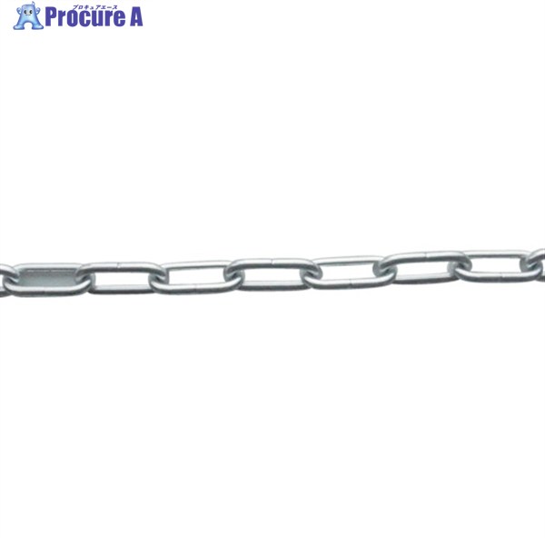 ニッサチェイン アルミ銀リンクチェイン 5.0mmX15M AL50 SILVER 1本 ▼788-4800