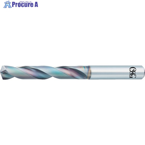 OSG 超硬コーティングドリル 超硬ADドリル 4Dタイプ 刃径4.4mm シャンク径5mm 8677440 AD-4D-4.4-5 (8677440) 1本 ▼826-4884 ●YA513