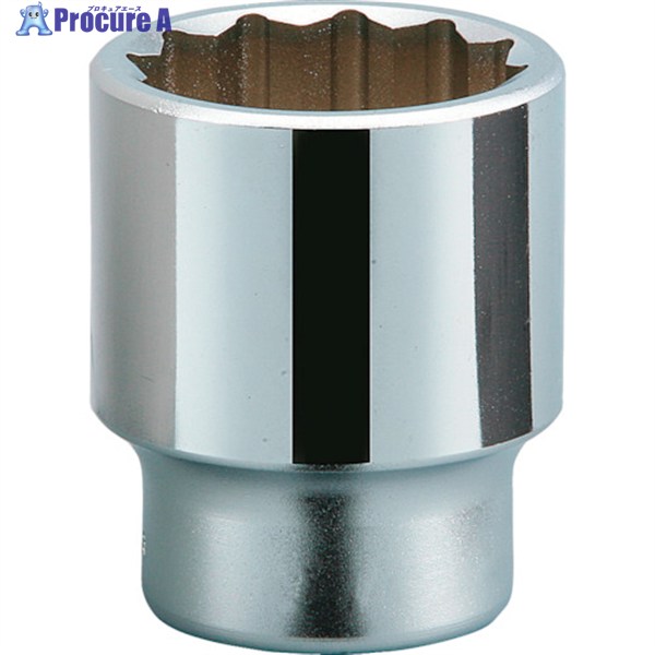 KTC 19.0sq.ソケット(十二角) 対辺寸法60mm 全長84mm B6-60W 1個 ▼421-0348