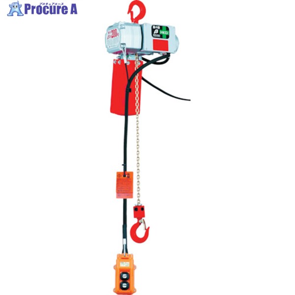 象印 ベータ型小型電気チェンブロック 定格荷重125KG 揚程6M (βS-012 6m) BS-K1260 1台 ▼341-9223 ｜プロキュアエース