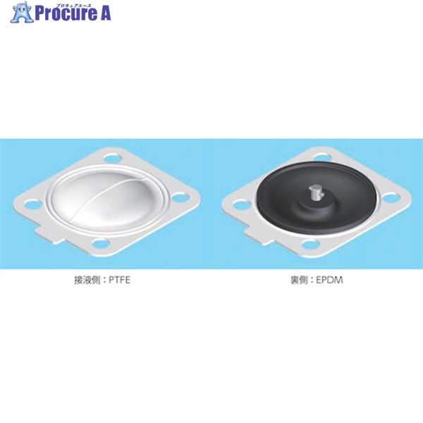 Fujikin BNWシリーズダイヤフラム単体 標準尺度ダイヤフラム(PTFE/EPDM)25A(1S) BNW-25PE 1個 ▼352-4219