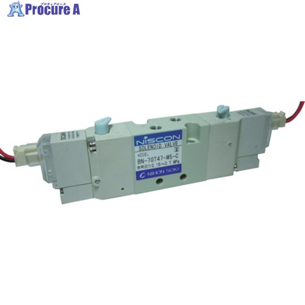 日本精器 4方向電磁弁 M5ダブルAC200V7GT BN-7GT47-M5-C-E200 1台 ▼395-4447
