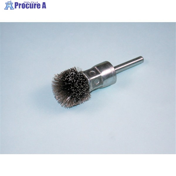 ヤナセ 軸付アザミ型ブラシ ステンレス 30×20×6×30 BSA-30 10個 ▼812-4073