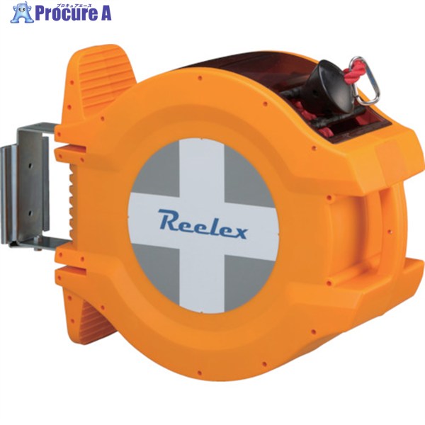 Reelex バリアロープリール(赤色ロープ20m) BRR-1220R 1台 ▼855-3138