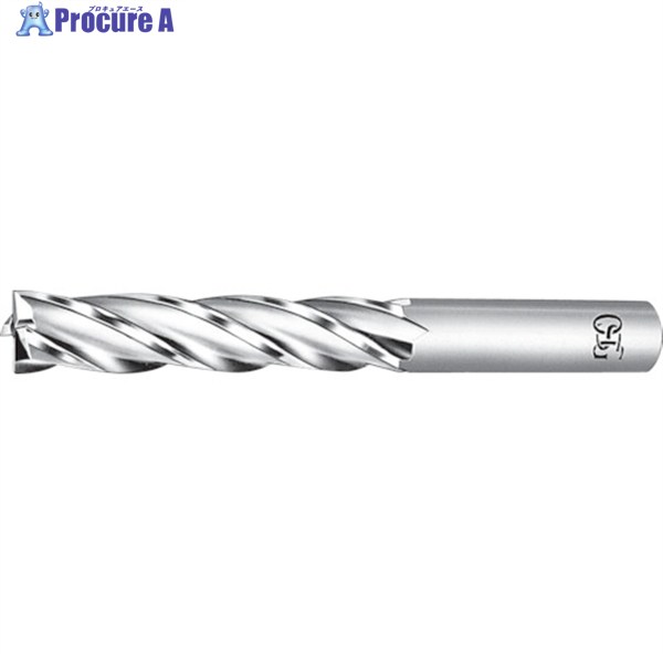 OSG ハイススクエアエンドミル 4刃センタカット ロング 刃径16mm シャンク径16mm 81026 CC-EML-16(81026) 1本 ▼201-8314 ●YA513