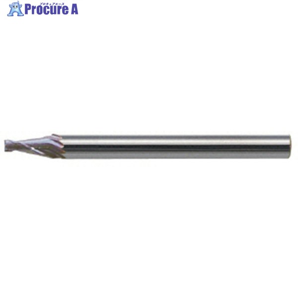ユニオンツール 超硬エンドミル テーパ φ0.5×片角 3° CCTE20056 (257-0505) 1本 ▼286-1283 【代引決済不可】