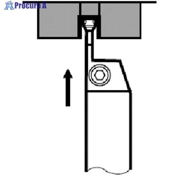 タンガロイ マイお茶・つづき物 外径深溝入れ・旋削加工用働き口 CGSSR/L-D CGSSR2020-40D 1個 ▼350-2155  ●MA515 手動工具-花・ガーデン・DIY